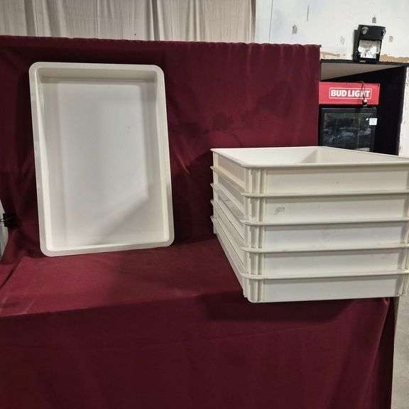 (6) Cambro Dough Boxes - Model # DB18263CW - NSF Approved