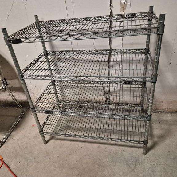 Metro Style 4 Tier Shelving Unit - 36" x 18" - NSF Approved