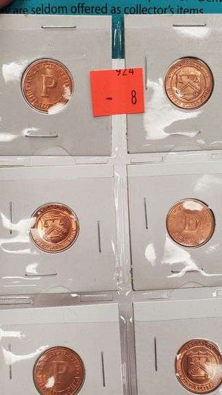 8 US Treasury Commemorative Medallions