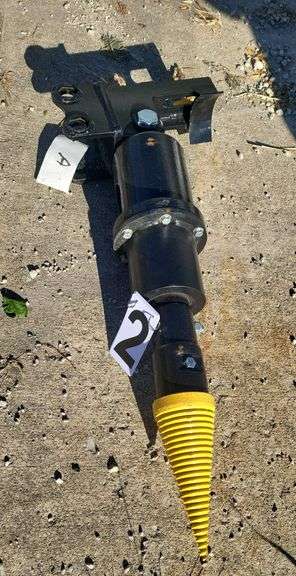 Log splitter for mini excavators