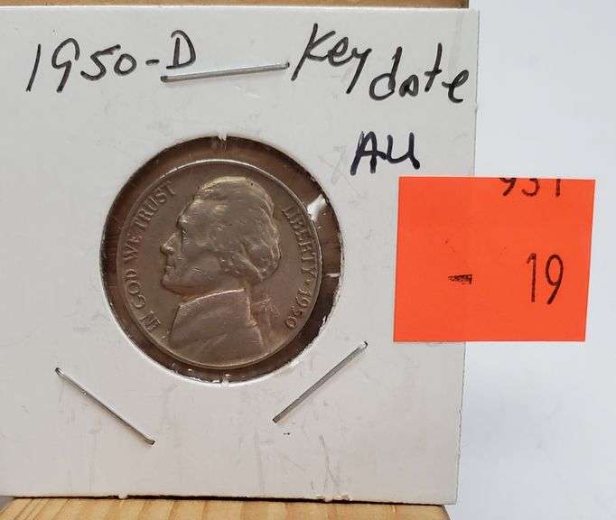 1950 D Key Date Nickel