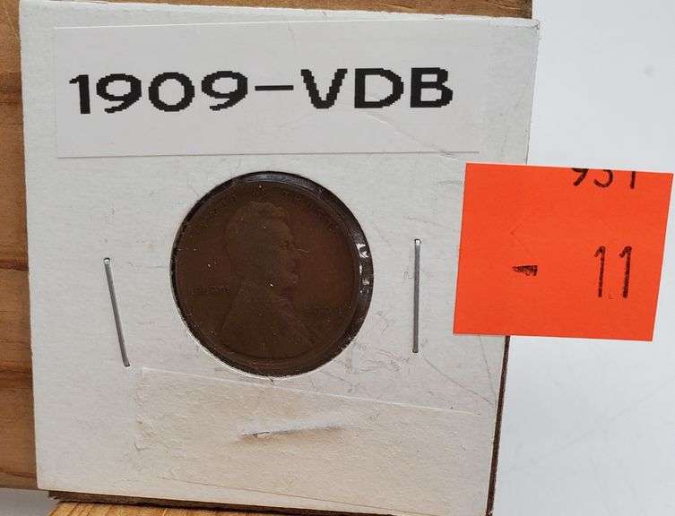 1909 VDB Wheat Penny