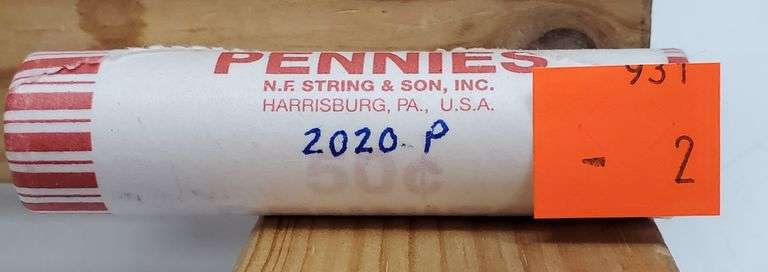 Roll 2020 P Pennies