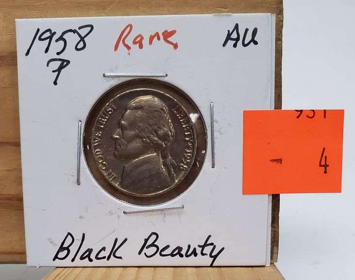 Rare 1958 Black Beauty Nickel
