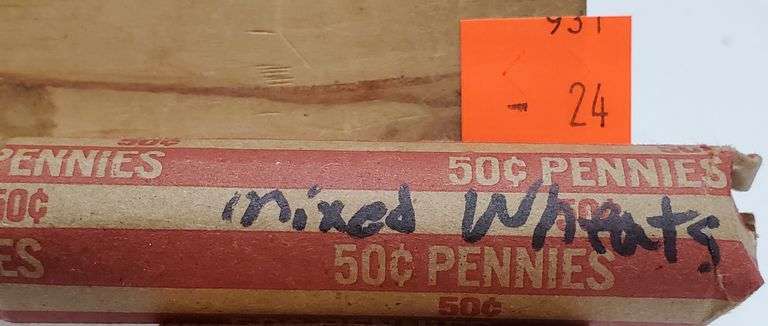 Roll Mixed Wheat Pennies