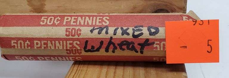 Roll Mixed Wheat Pennies