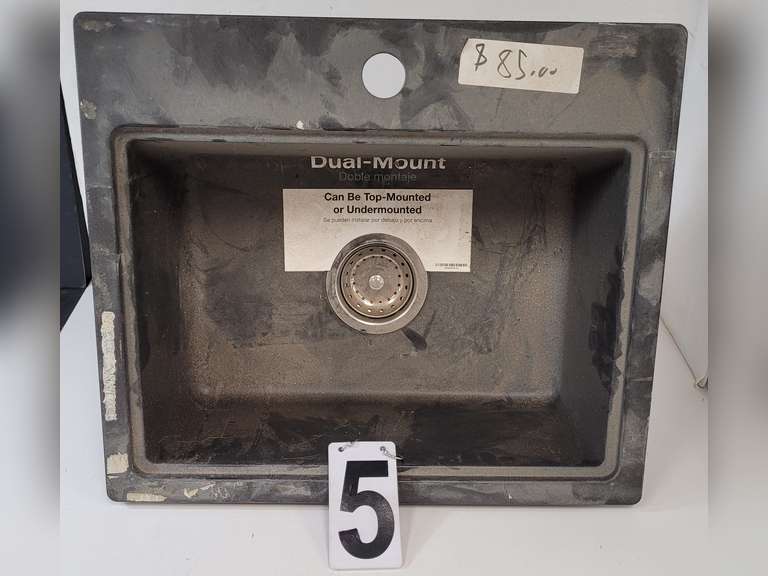 New Dual Mount Utility Sink