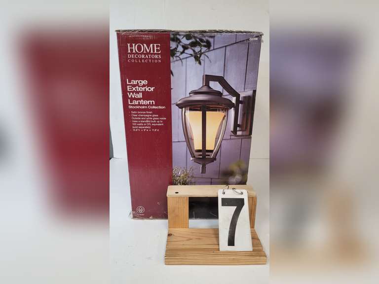 New  Home Decoration Collection Lg Exterior Wall Lantern 15.8" T X 9" W X 11.8" D