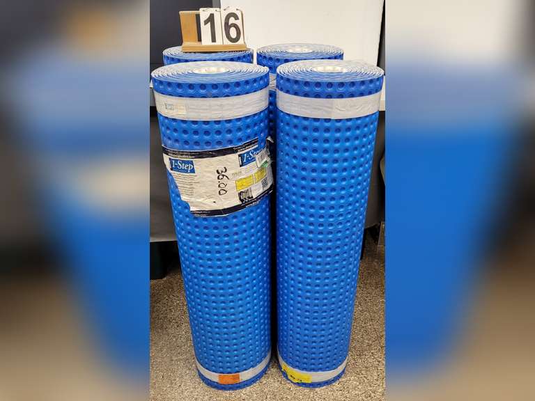 4 New Rolls of DMX 1-Step Underlayment 44" W X  27 1/2' L/ Roll