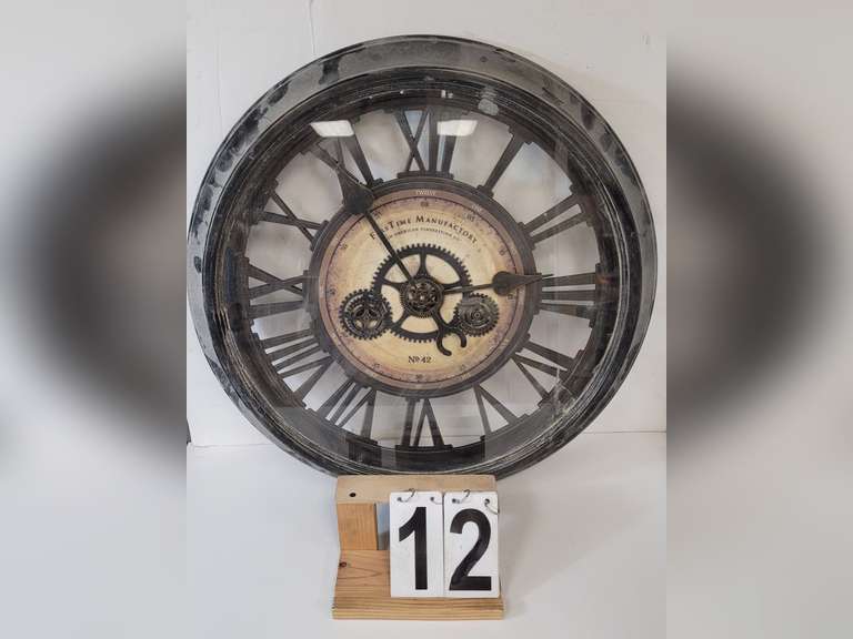 First Time Manufactory Clock 24" R