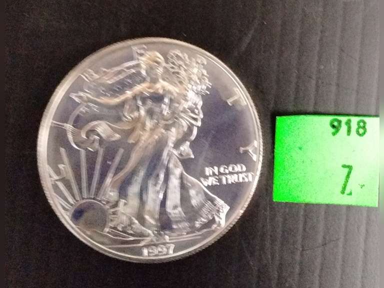 1997 UNC Silver Eagle BU 1oz