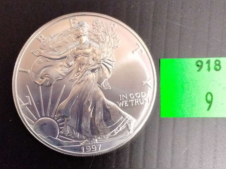 1997 UNC Silver Eagle BU 1oz