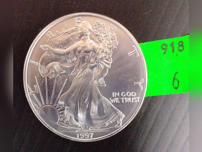 1997 UNC Silver Eagle BU 1oz