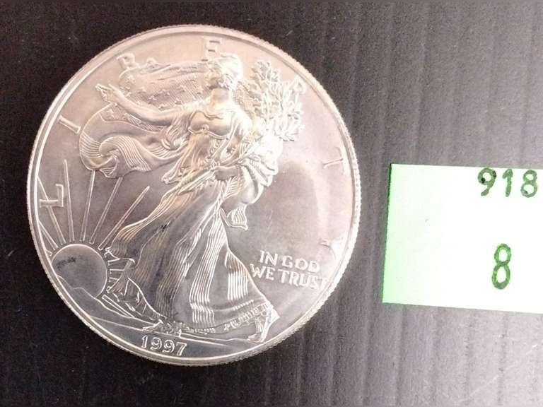 1997 UNC Silver Eagle BU 1oz