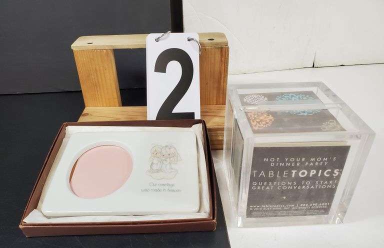 Precious Moments Picture Frame - Table Topics Game