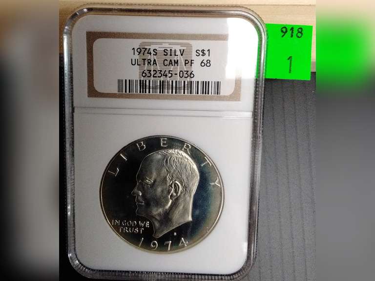 1974 S Ultra Cameo PR68 IKE Dollar