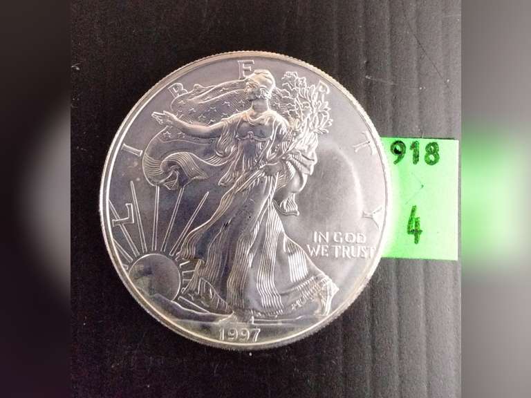 1997 UNC Silver Eagle BU 1oz