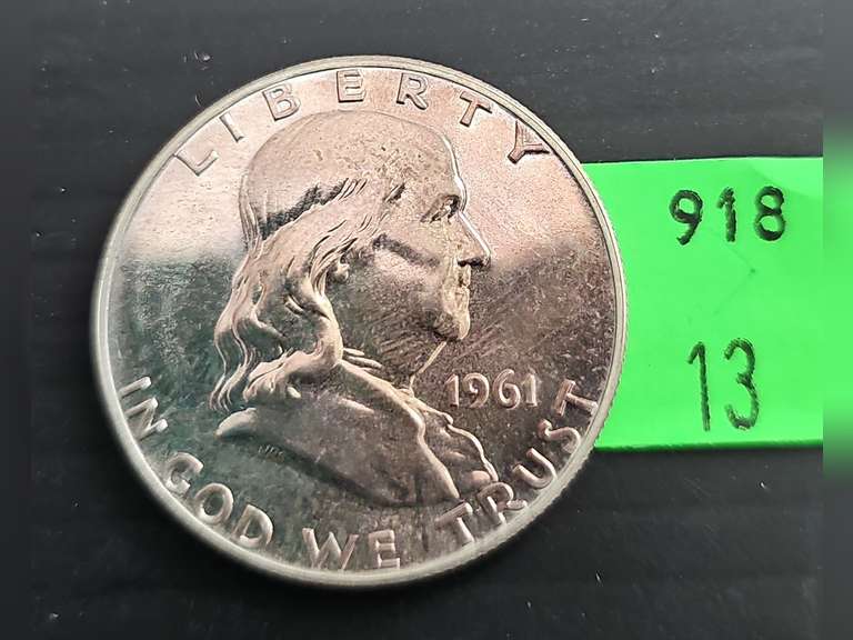 1961 Franklin Half Dollar