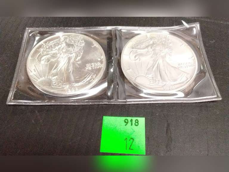 1 ~ 1988 ~ 1 ~ 1989 Silver Eagle