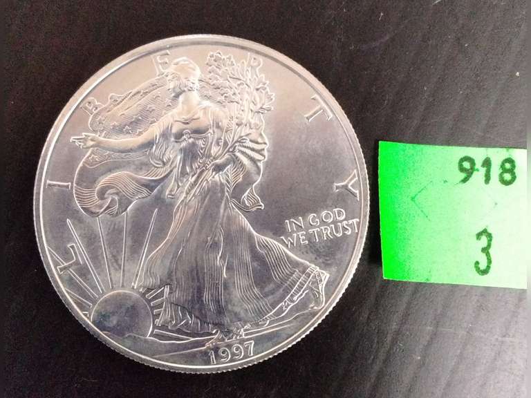 1997 UNC Silver Eagle BU 1oz