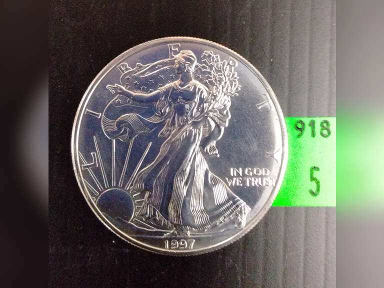 1997 UNC Silver Eagle BU 1oz