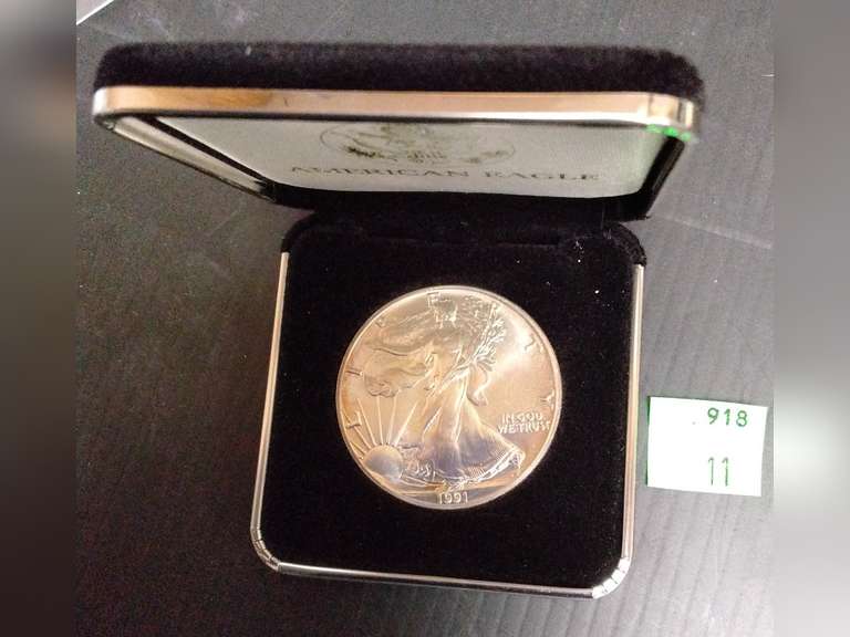 1991 Silver Eagle in Original Case