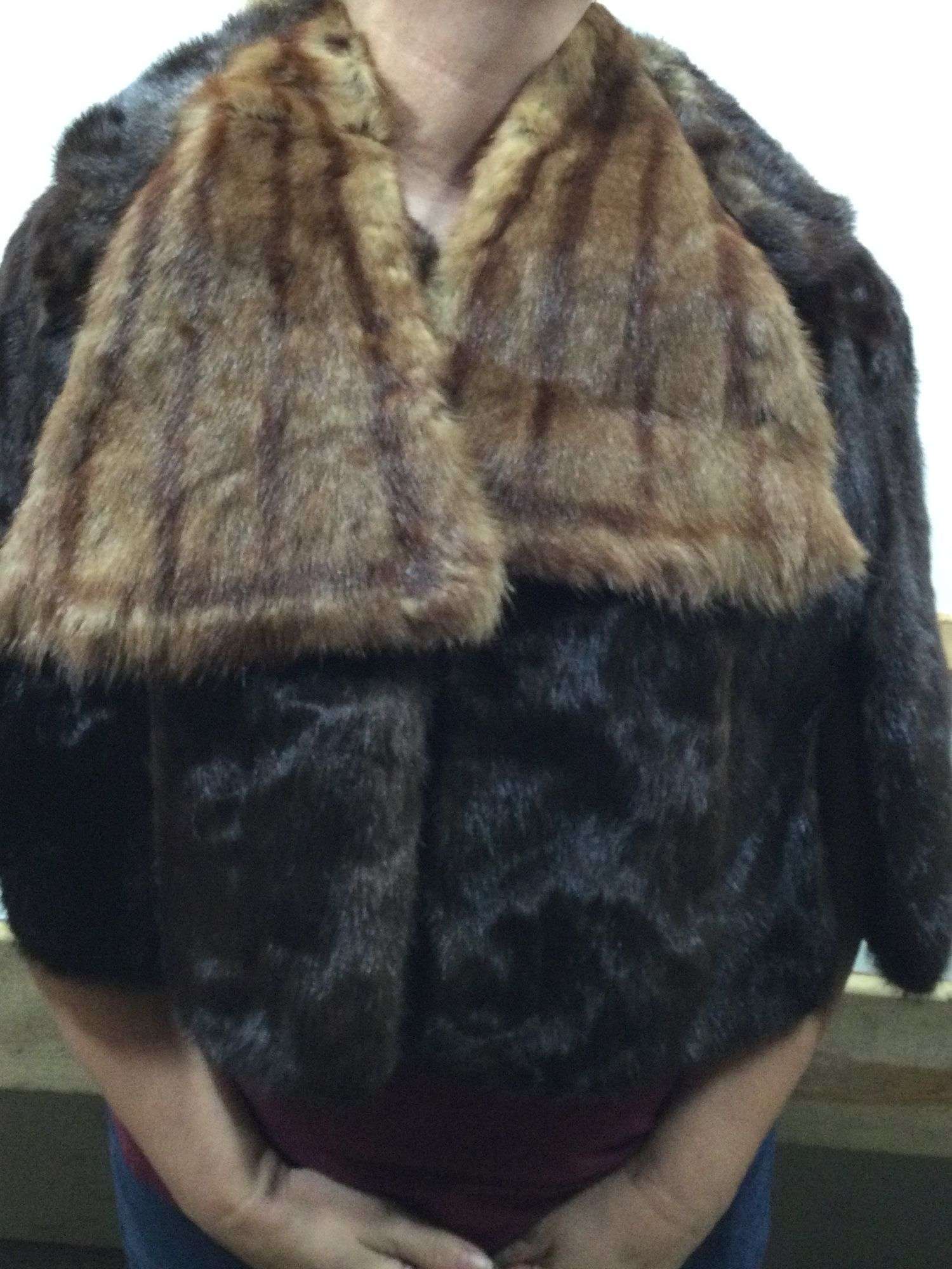小物 RAINMAKER22AW MINK CASHMERE STOLE John Wanamaker Rittenhouse shops mink stole size size is