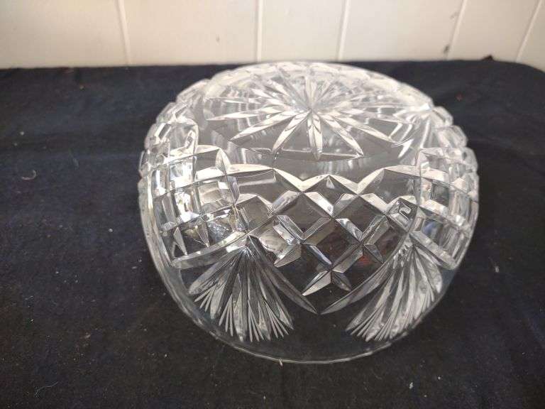 Genuine Hand Cut Zawiercie 24 lead crystal bowl from Poland - Lil