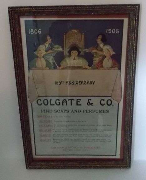 100th Anniversary Colgate Maxfield Parrish ad in Period Parrish Frame ...
