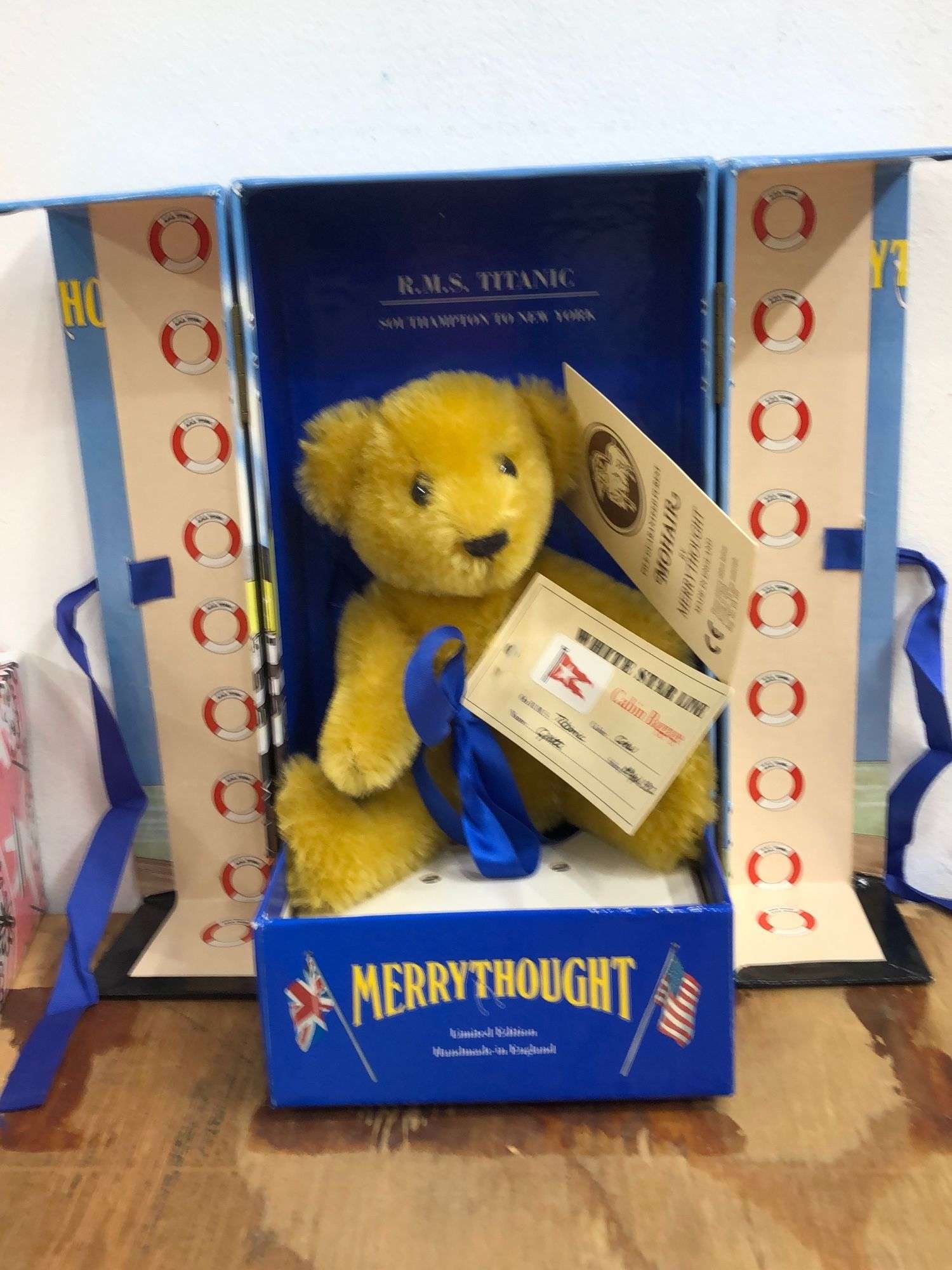 ぬいぐるみ Merrythought Titanic Bear Merrythought Titanic Bear limited edition & Vogue Doll. 3c - Lil