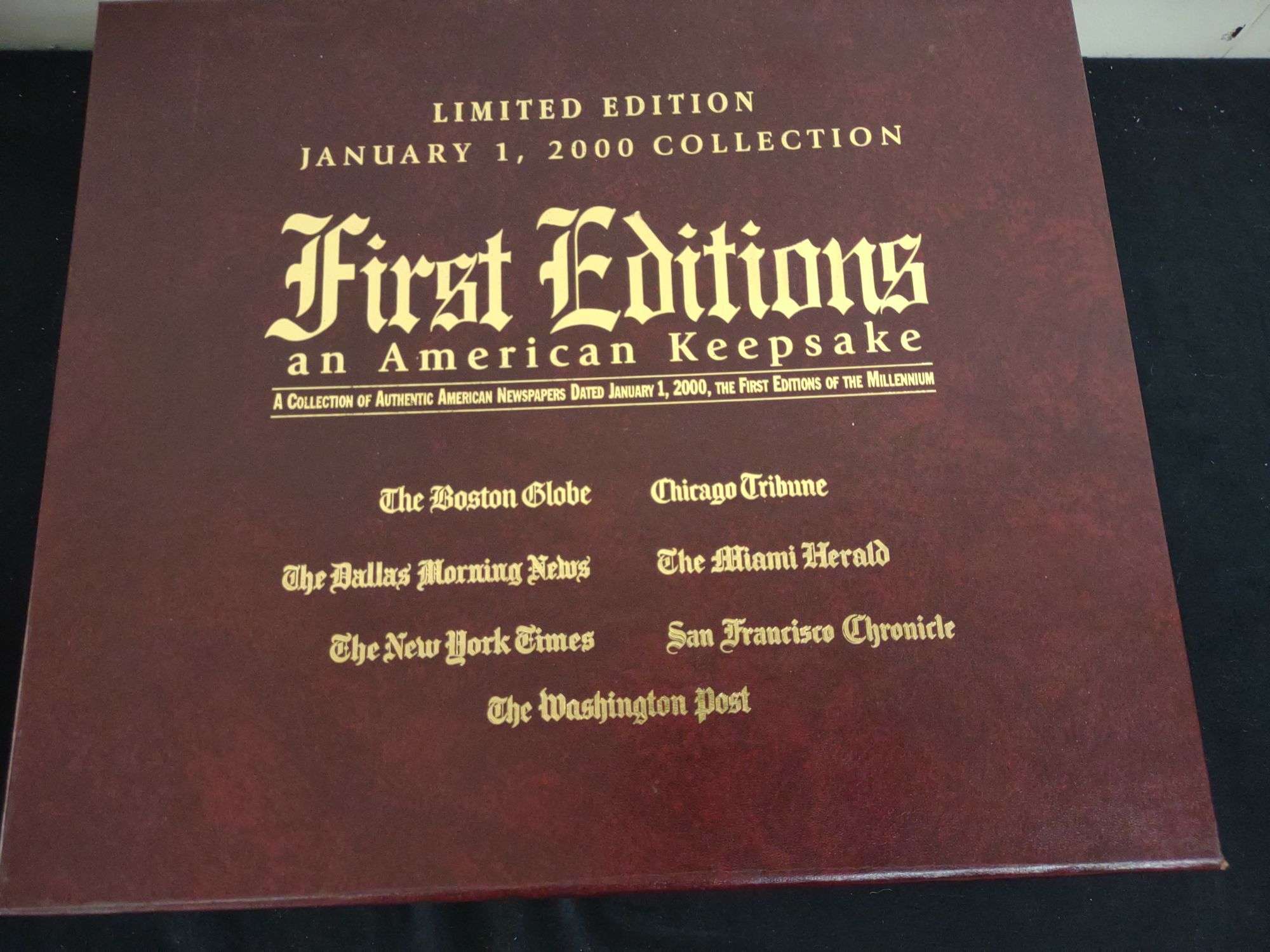 Limited Edition Jan. 1, 2000 Collection of First Edition