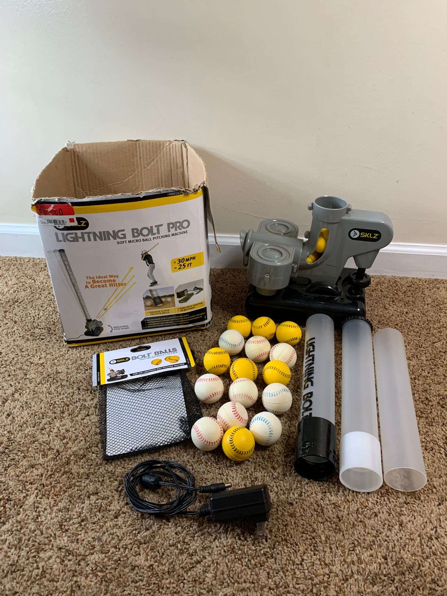 Máquina De Lanza Pelota De Béisbol Sklz Lightning Bolt | Meses sin interés