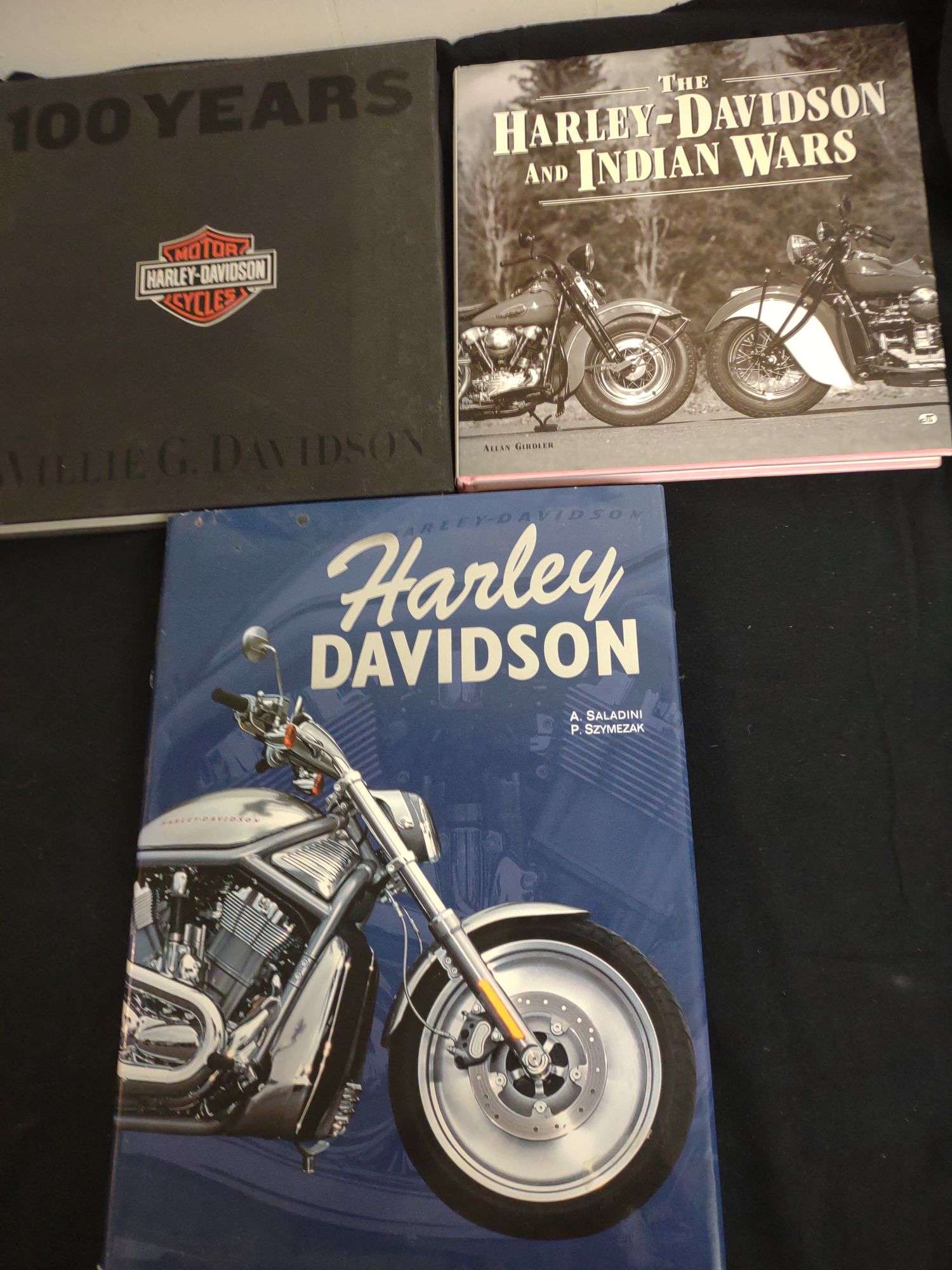 3 Books Harley-Davidson, 100 years Harley-Davidson and Harley