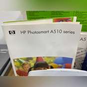 HP Photosmart A516 compact photo printer and paper. 2b - Lil