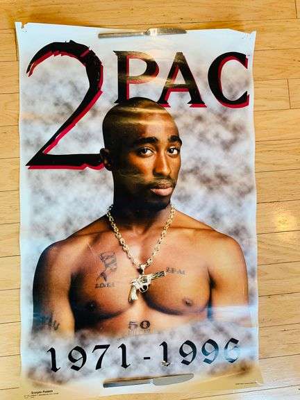 Vintage Tupac poster - Lil Dusty Online Auctions - All