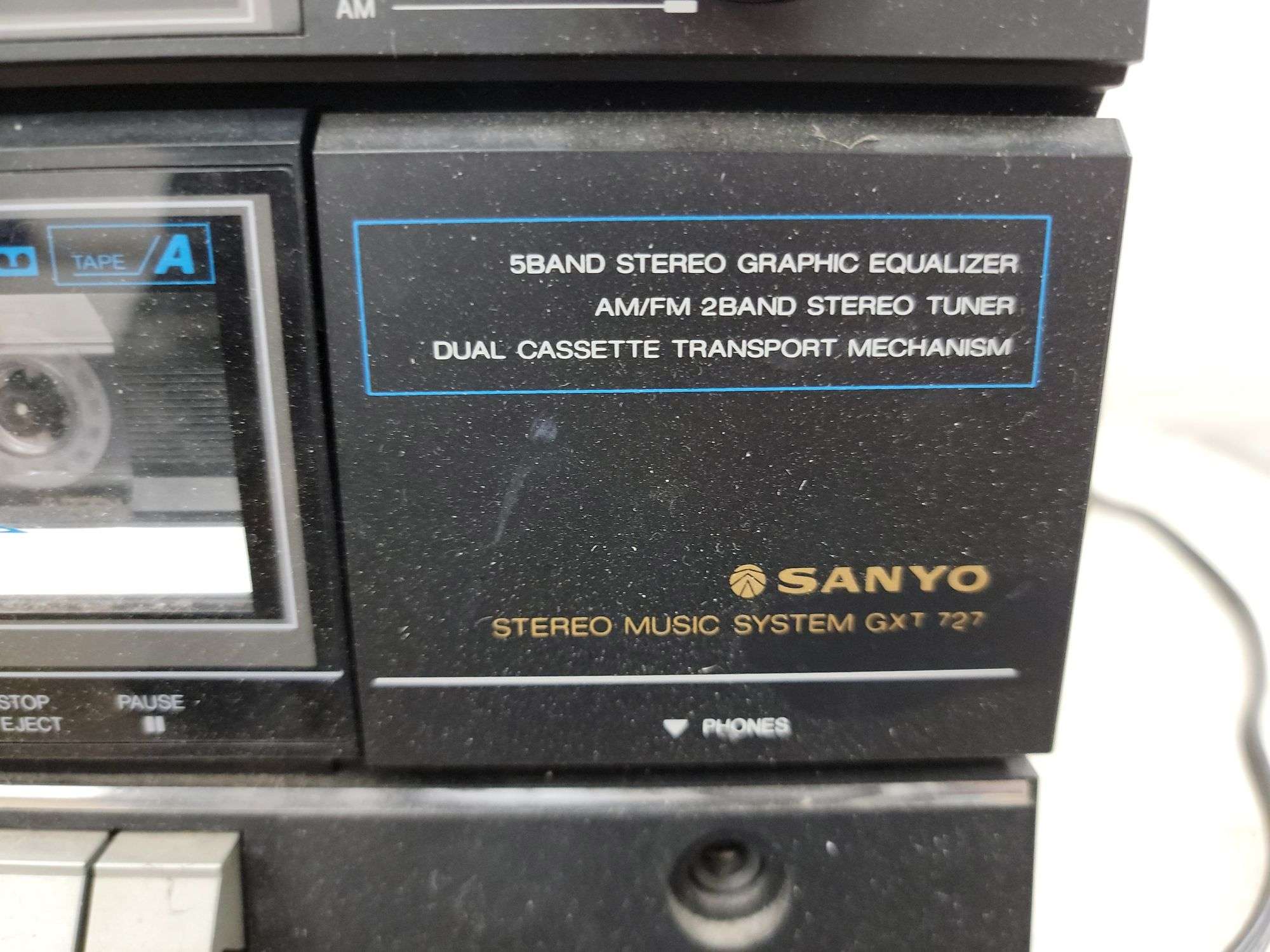 Sanyo Stereo Music System GXT 727. 4D - Lil Dusty Online Auctions