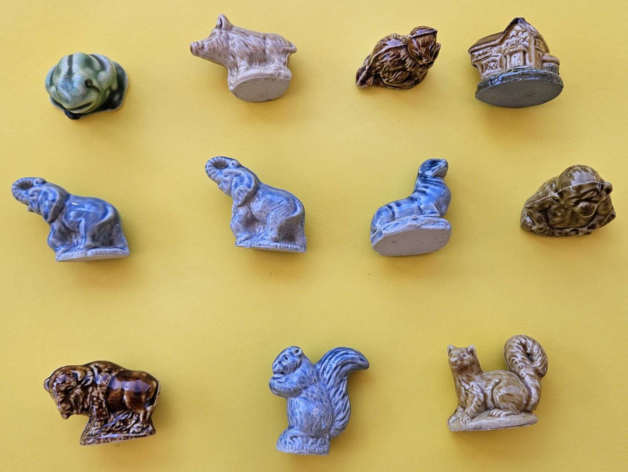 Vintage Wade Whimsies Porcelain Figurines - Red Rose Tea Miniatures - You Pick (Like New)