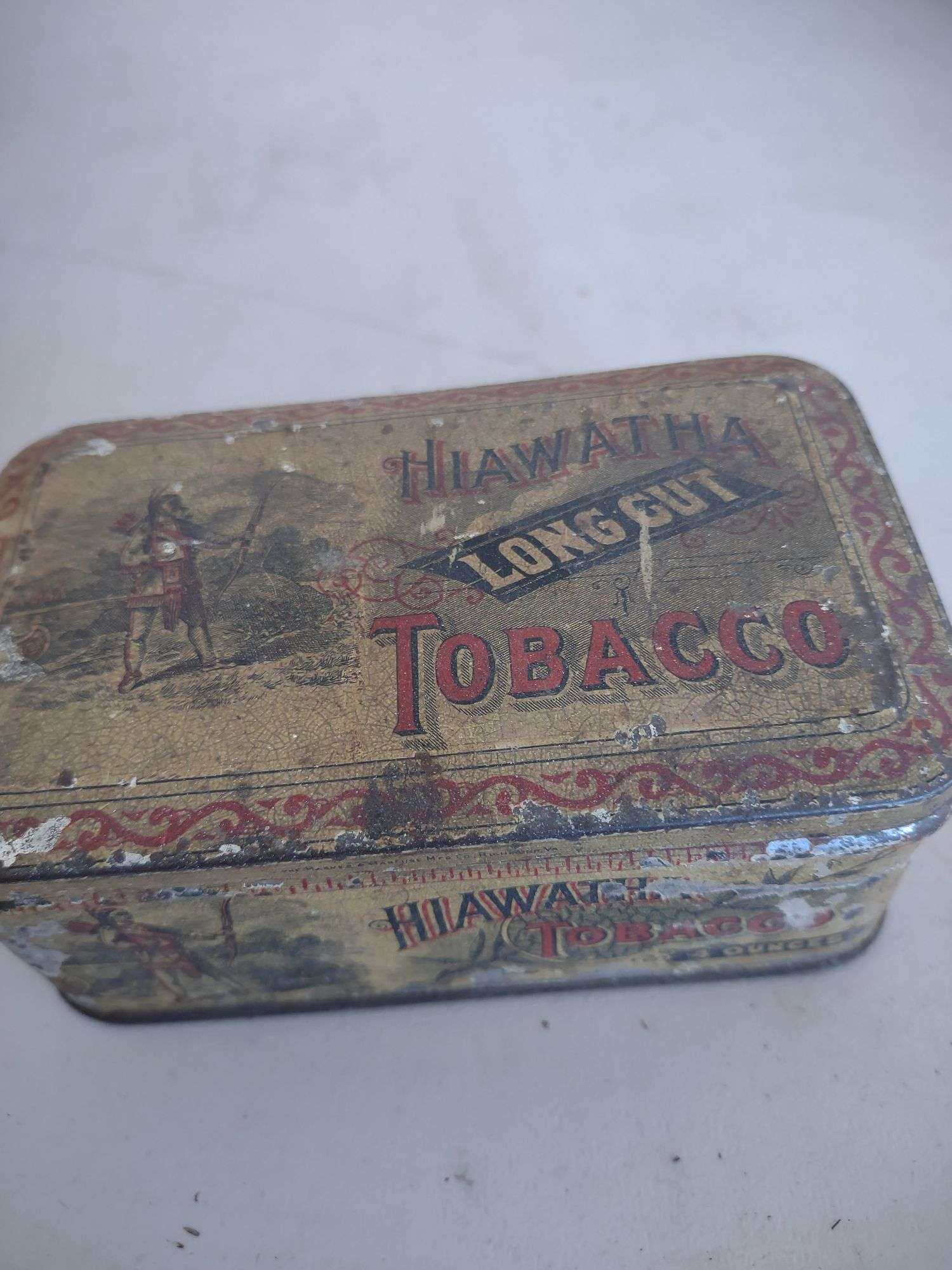 tobacco tin beloved Vintage Hiawatha tobacco tin, Havana matches & UAW-CIO button - Lil Dusty  Online Auctions