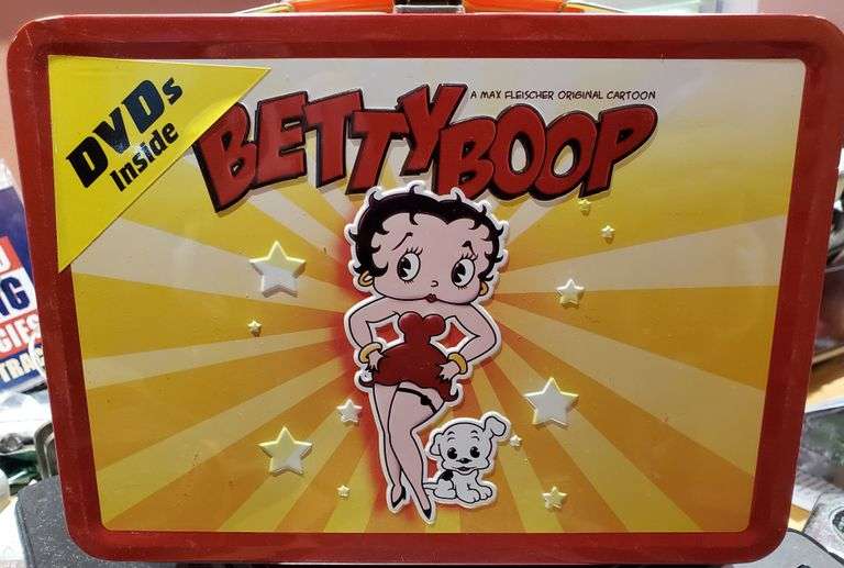 Like New Collectible Betty Boop Lunch Box and DVD Collection - Lil