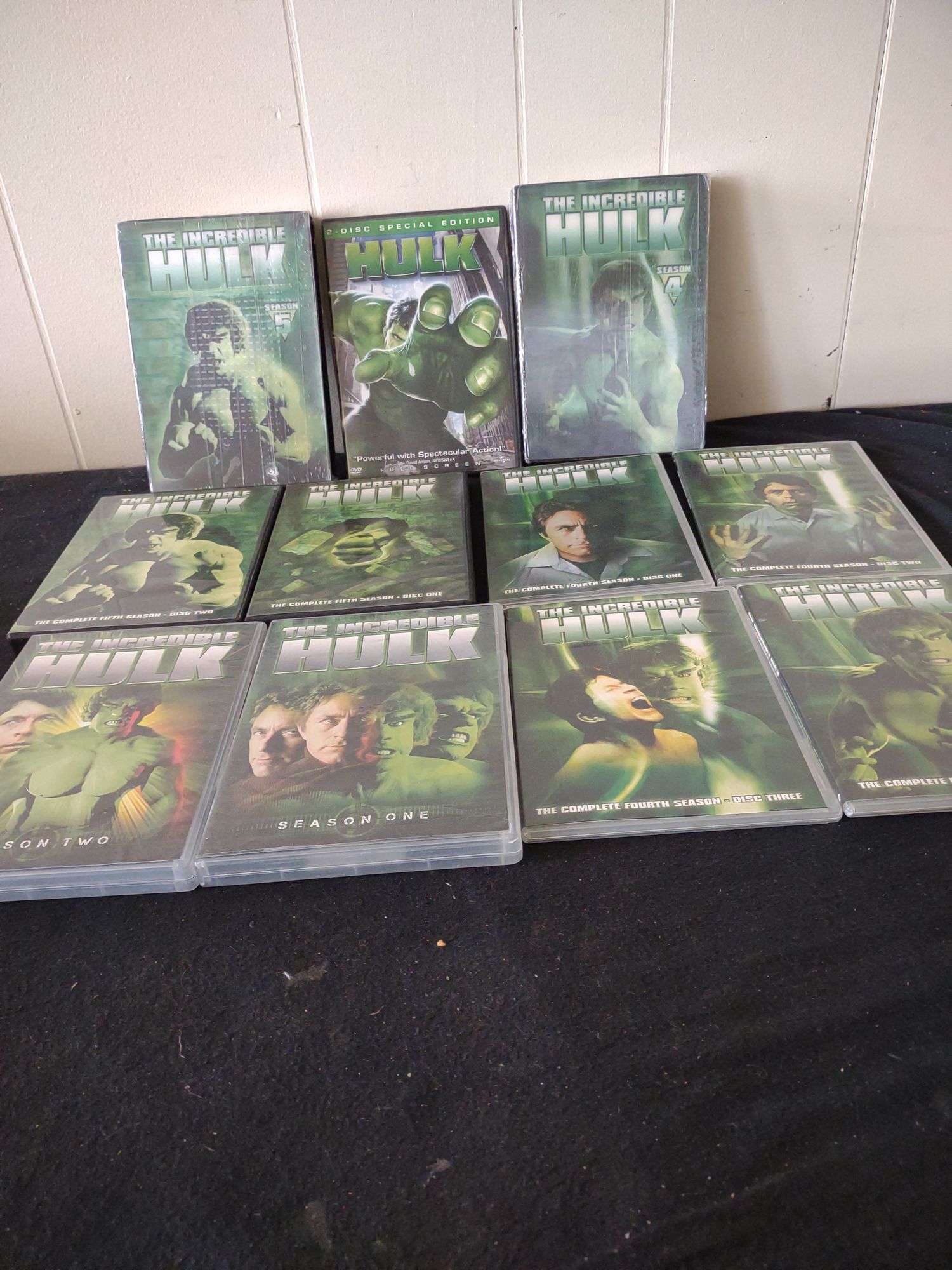 The Incredible Hulk season 1, 2,4 & 5, & special edition DVD