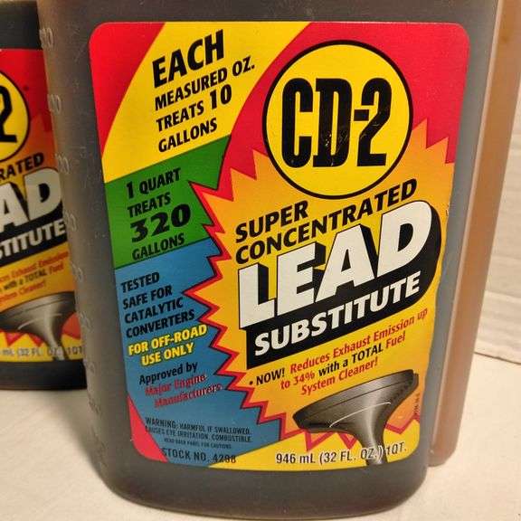 Two quarts of CD-2 Super Concentrated Lead Substitute fuel 