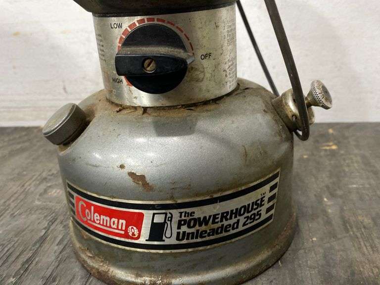 Coleman lantern - the Powerhouse Unleaded 295. 1a - Lil Dusty