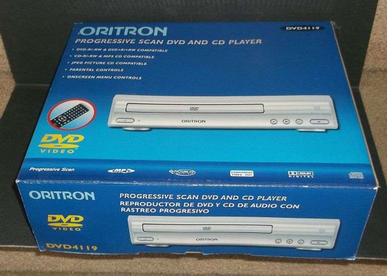 MIB Oritron Model 4119 Progressive Scan DVD / CD Player Lil Dusty