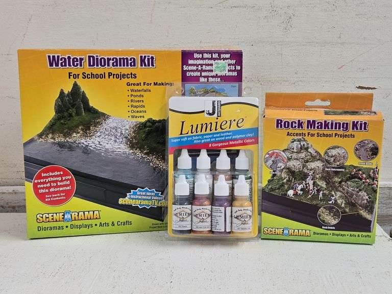 Water Diorama Kit, Rock Making Kit & Paint. 6C - Lil Dusty Online ...