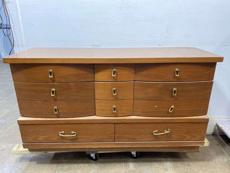 Vintage dresser 55" x 18" x 31" tall