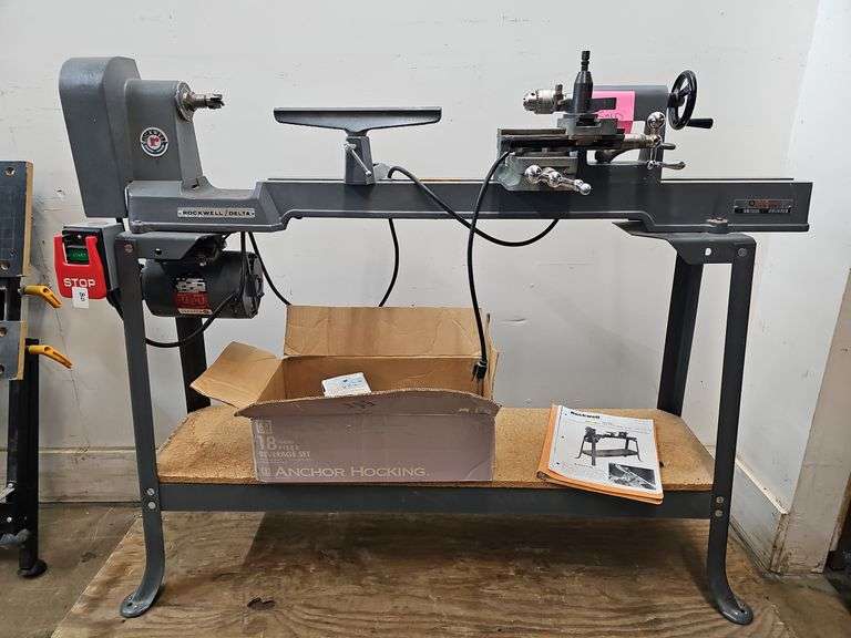 SOLD!! Rockwell/Delta 46-111 lathe with extras BIN $250 SOLD!!
