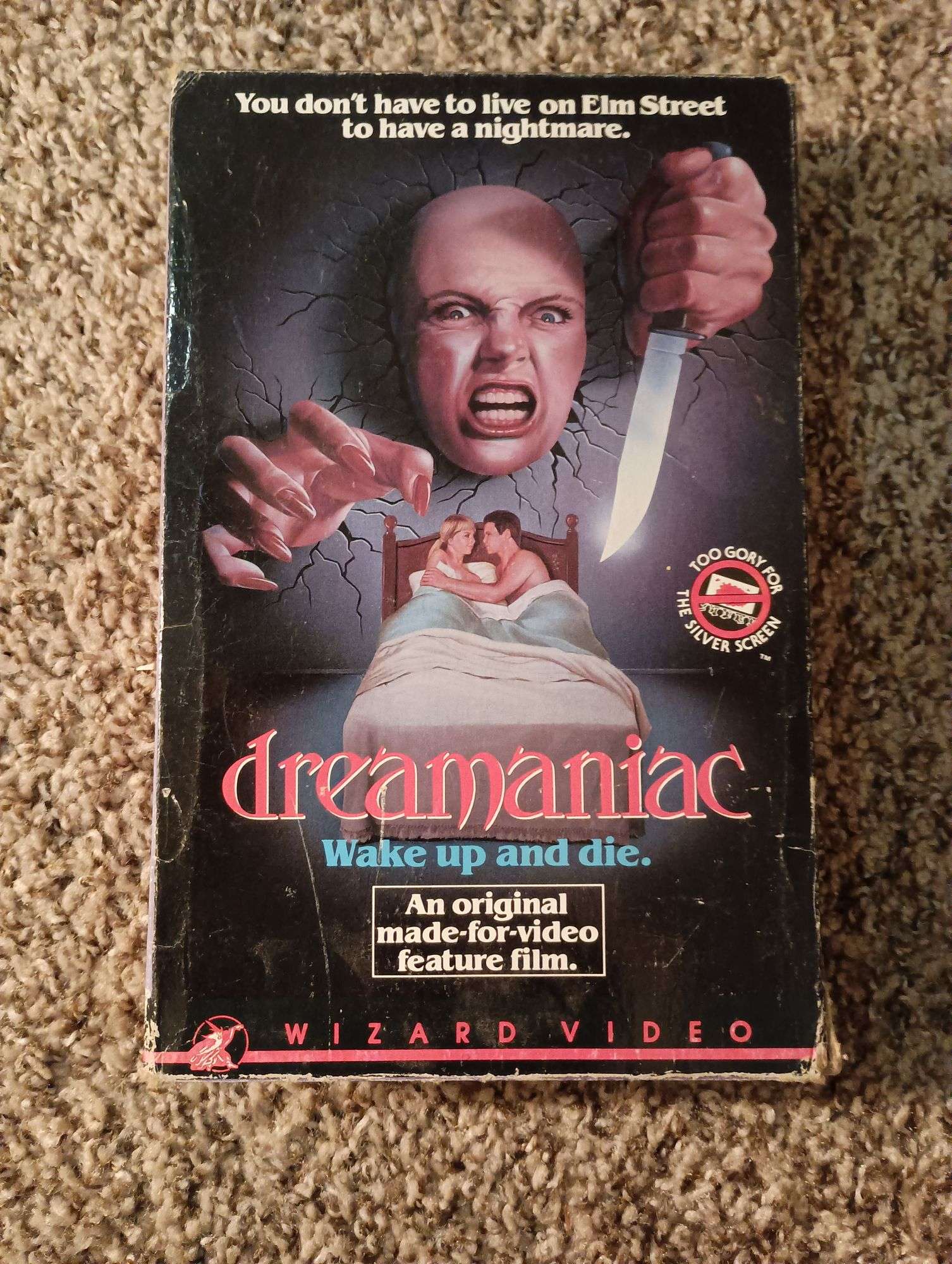 Vintage horror movie VHS dreamaniac big box - Lil Dusty Online
