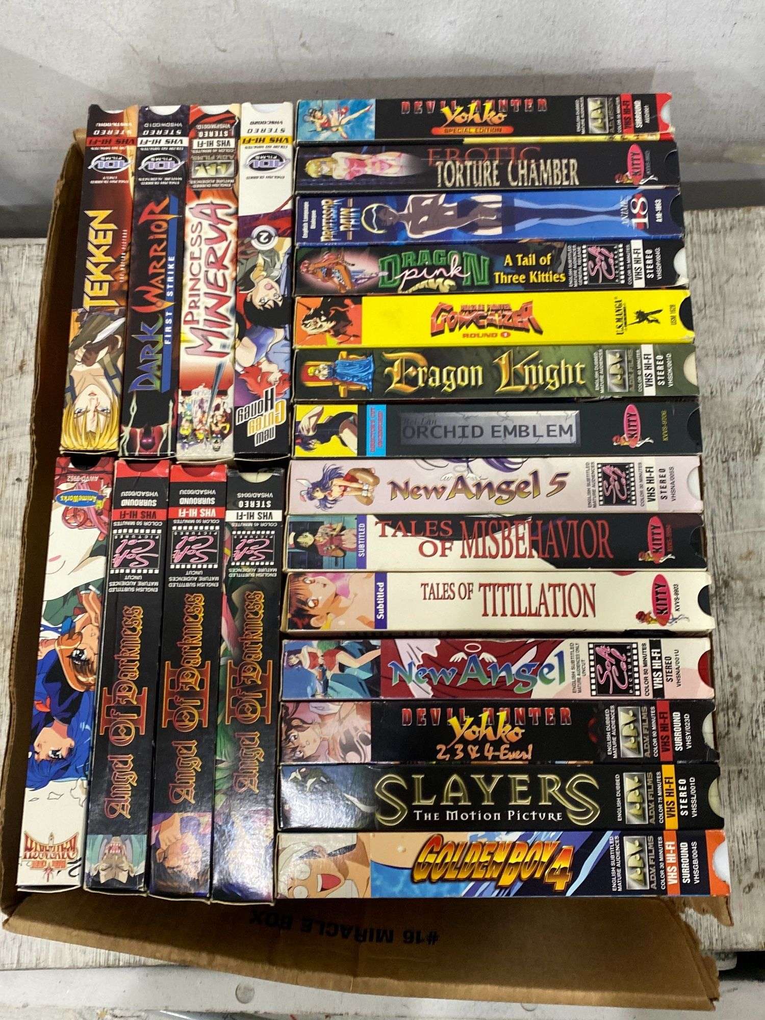 Anime Adult Content VHS movies. 5b - Lil Dusty Online Auctions