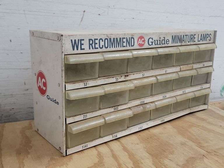 Vintage AC Guide Hardware Storage Organizer. 6D - Lil Dusty Online ...