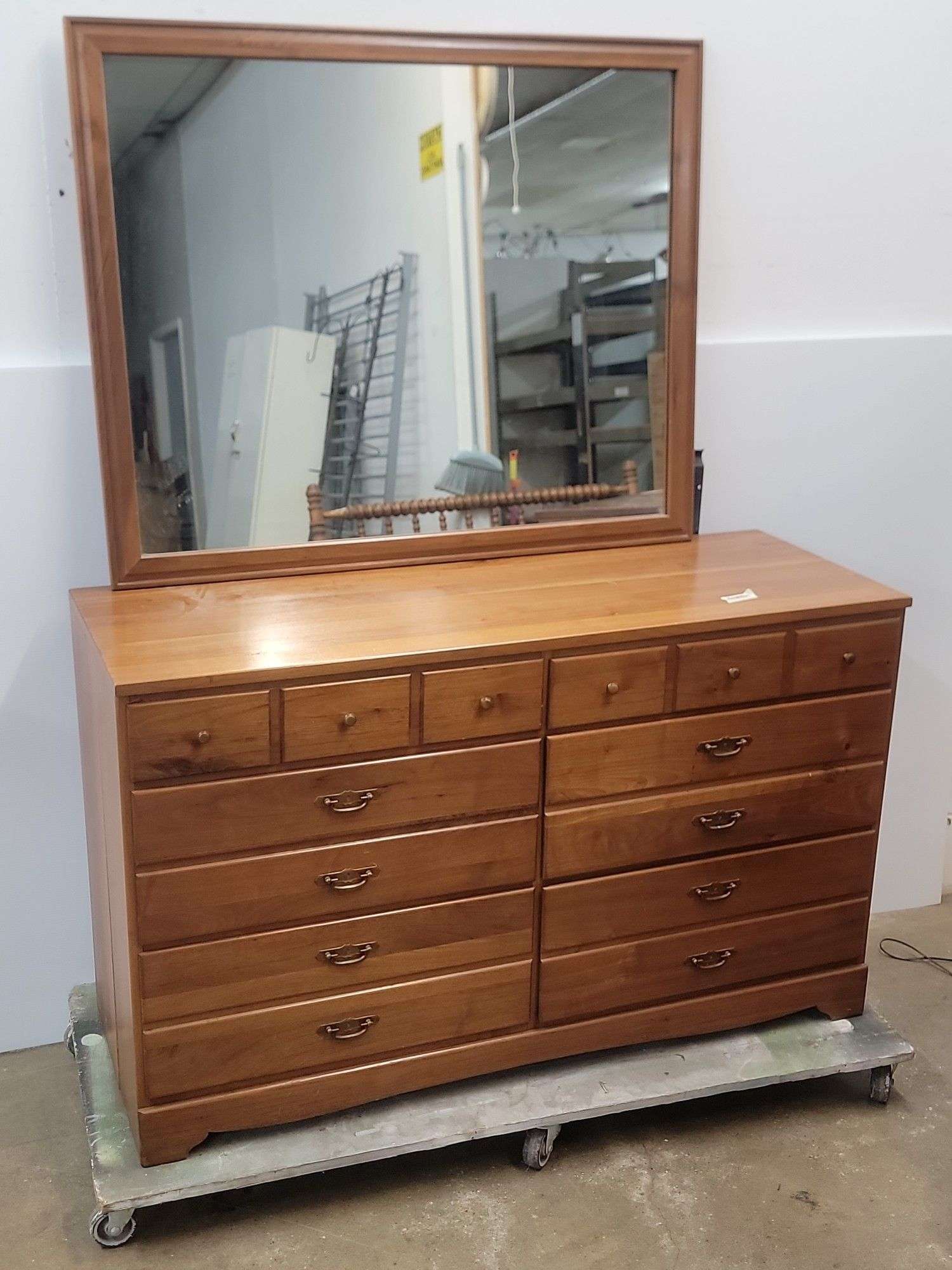 Vintage Kroehler Mid Century Dresser with Mirror (BIN $200) - Lil Dusty Online Auctions - All Estate Services, LLC Vintage Kroehler Mid Century Dresser with Mirror (BIN $200) - Lil Dusty Online Auctions - All Estate Services, LLC